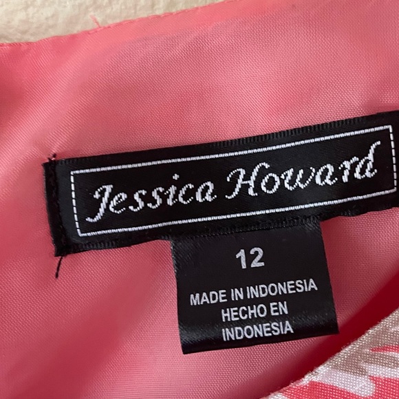 Jessica Howard Coral Floral Dress - Picture 4 of 8